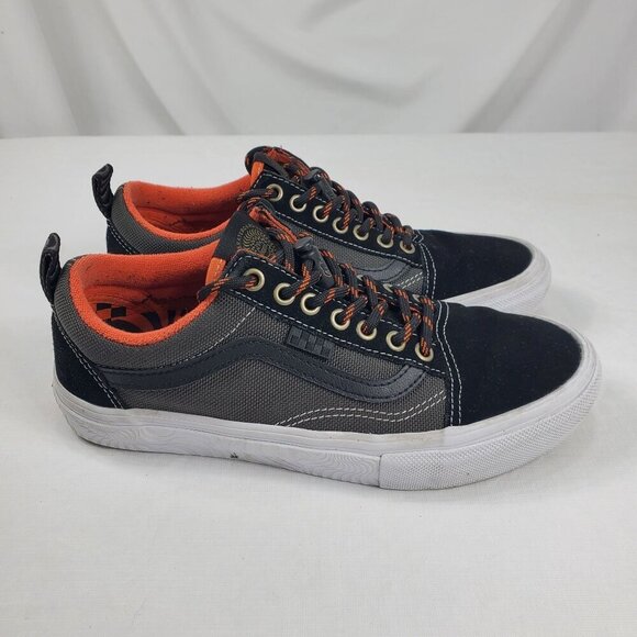 ❤Vans X Spitfire Men\'s Black/Flame Athletic Wheels Skate Old Skool Shoe Size 7.5 main image 12